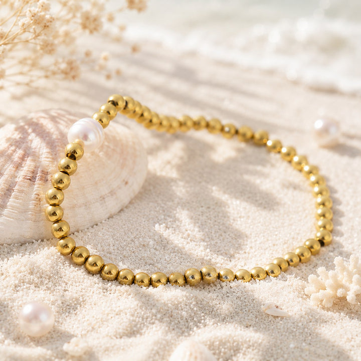 Golden Sands Pearl Bracelet