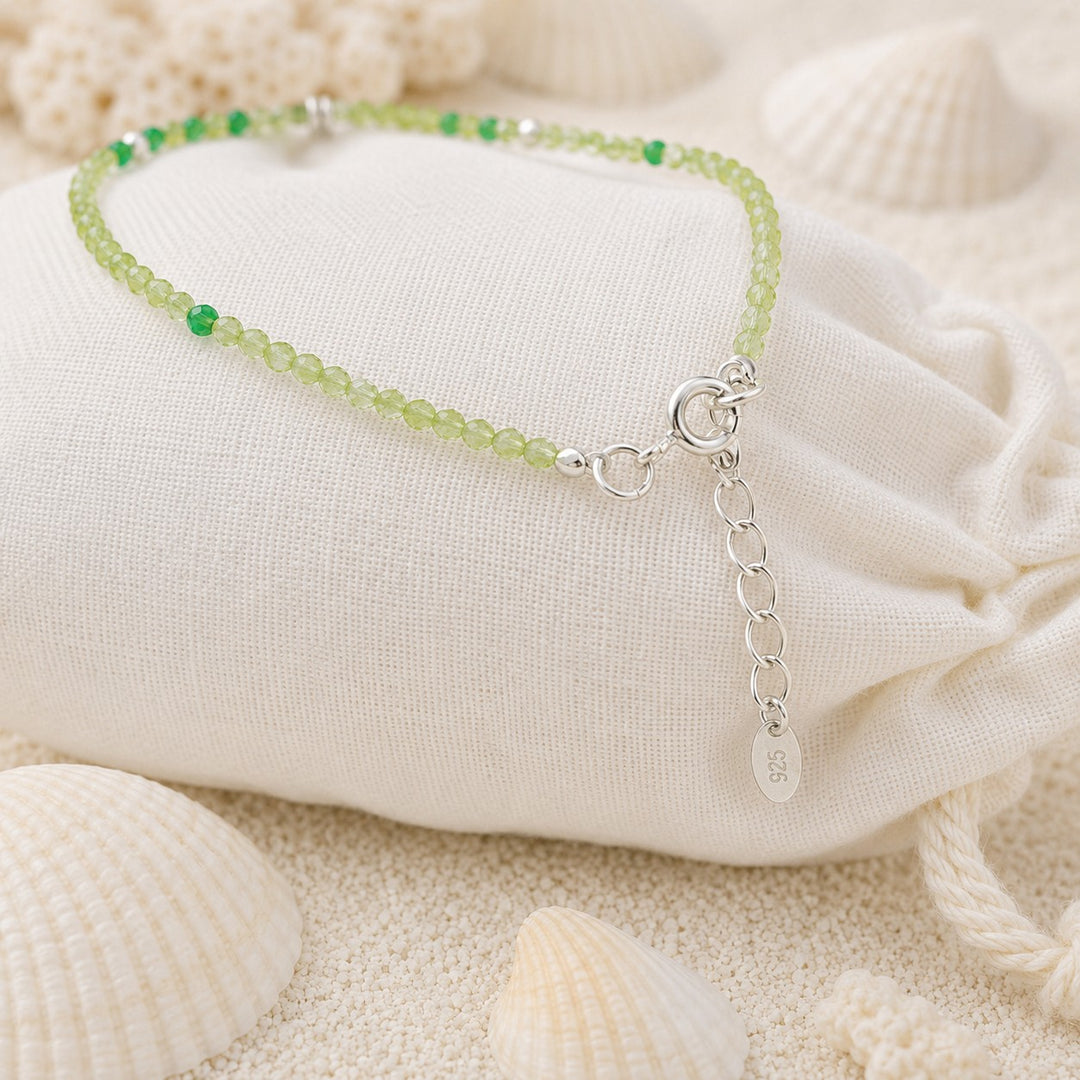 Peridot Tides Turtle Bracelet