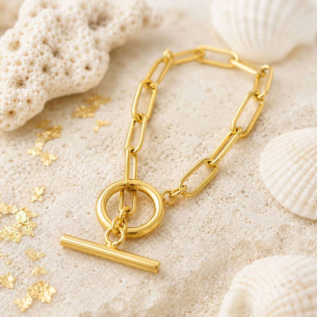 Golden Toggle Bracelet