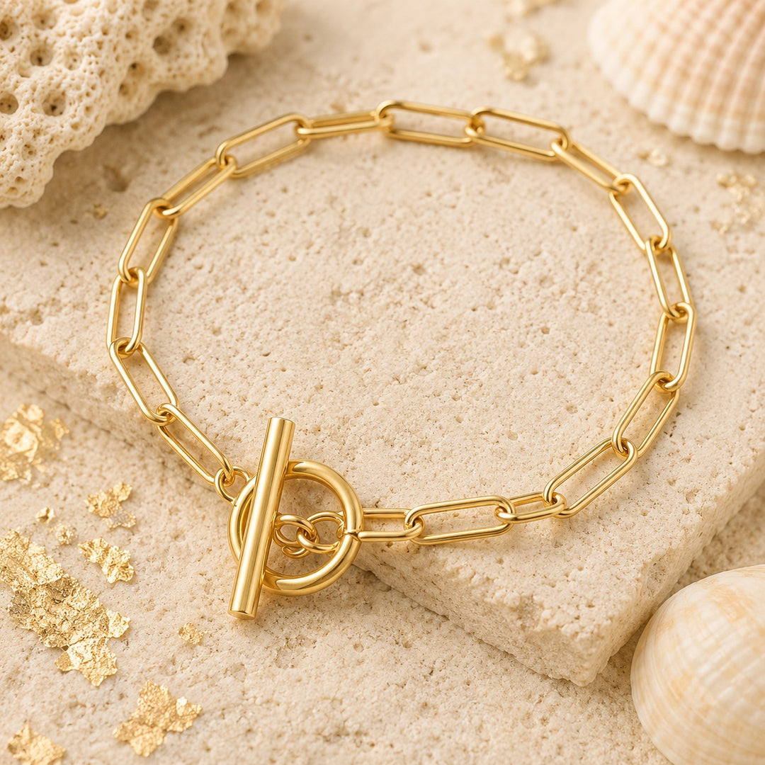 Golden Toggle Bracelet