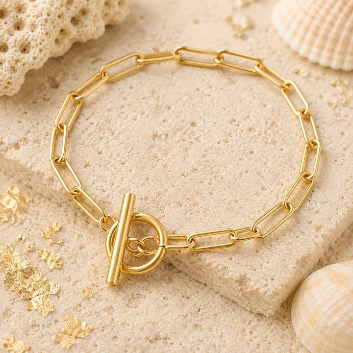 Golden Toggle Bracelet