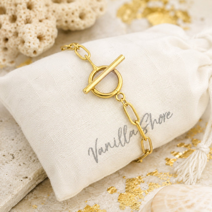 Golden Toggle Bracelet