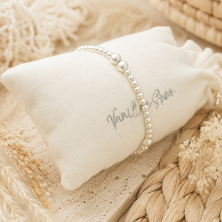 Silver Stretchy Bracelet