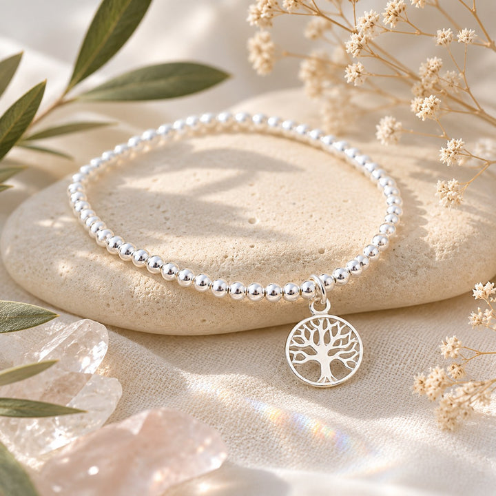 Silver Tree Of Life Bracelet