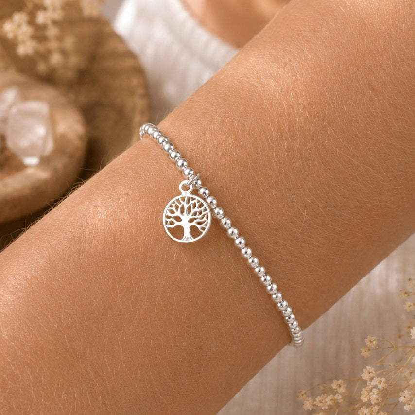 Silver Tree Of Life Bracelet