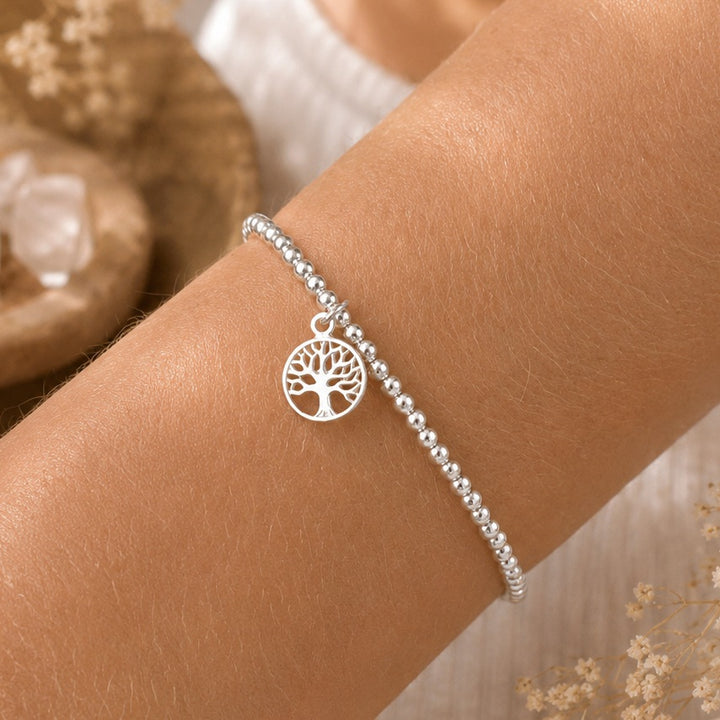 Silver Tree Of Life Bracelet