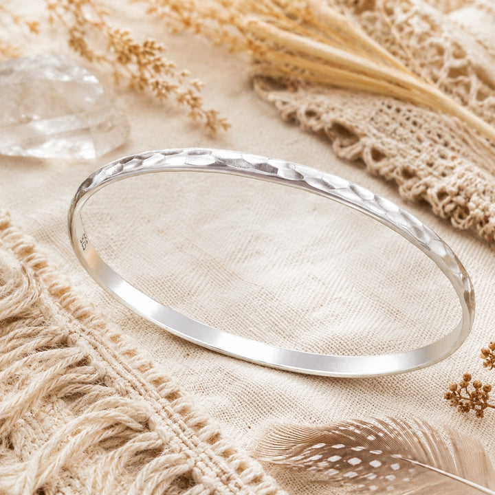 Hammered Bangle