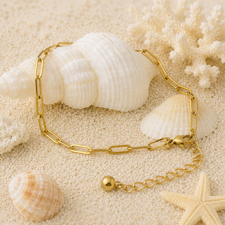 Golden Link Anklet