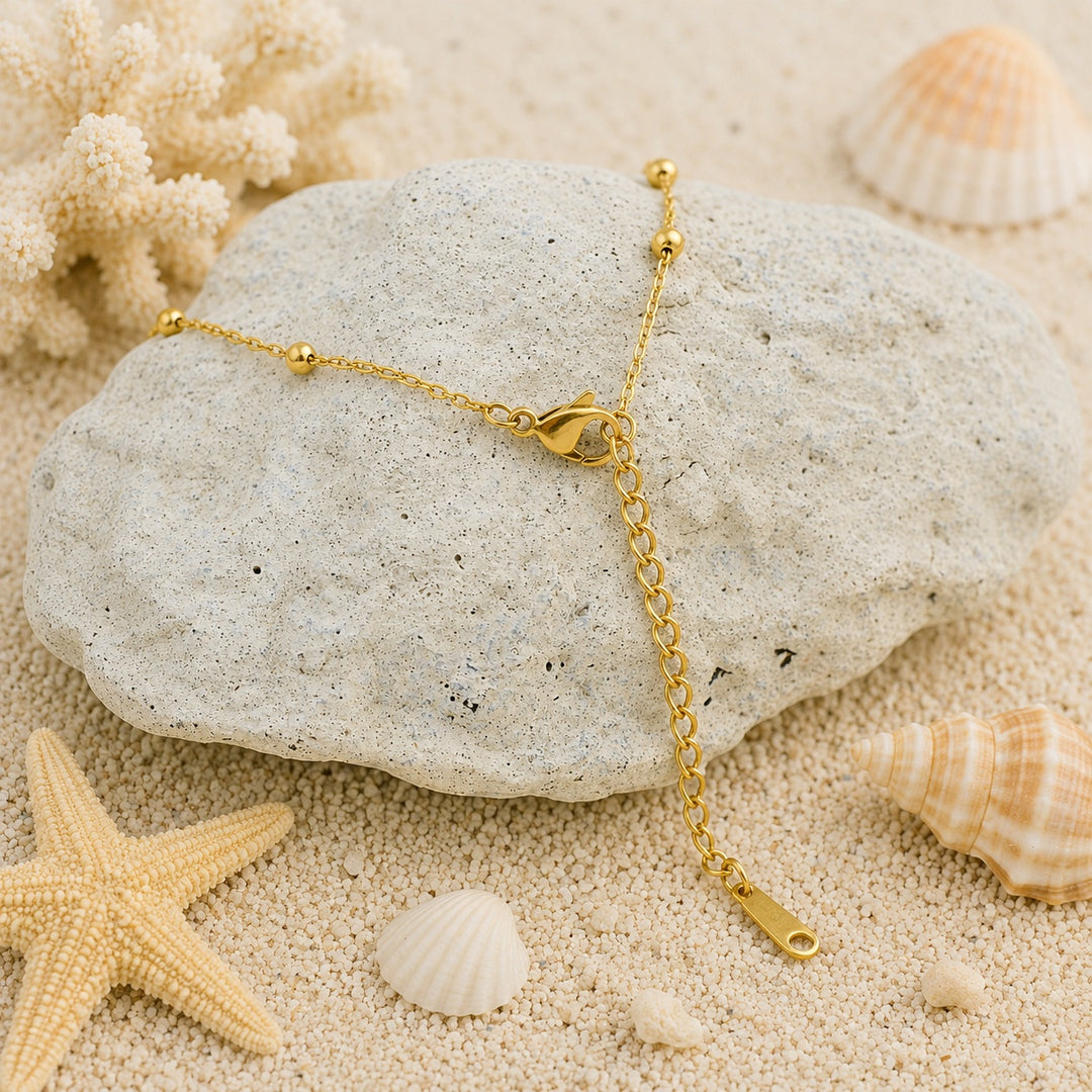 Golden Orbit Anklet