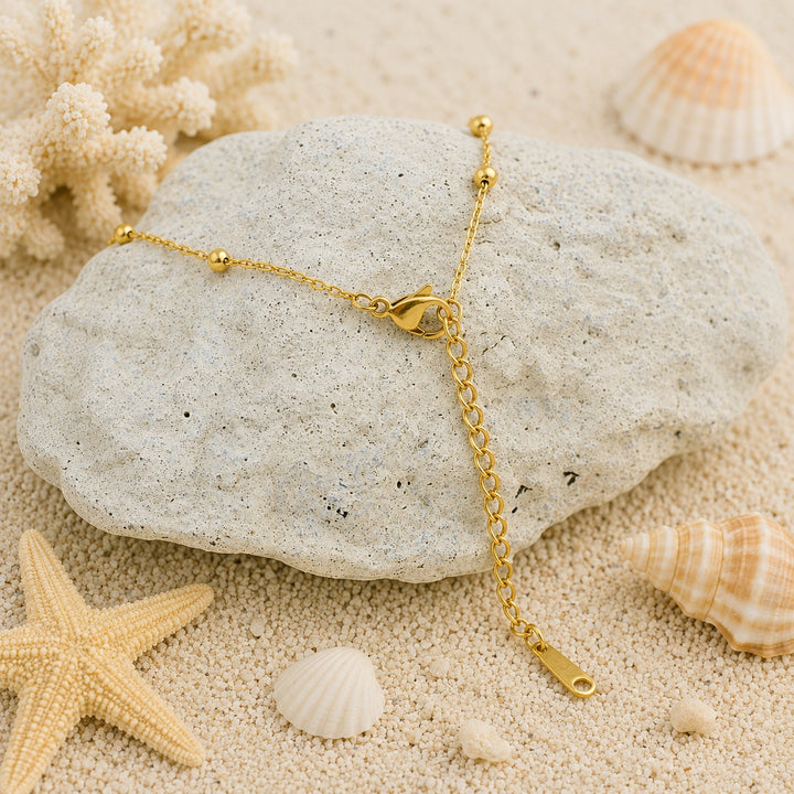 Golden Orbit Anklet