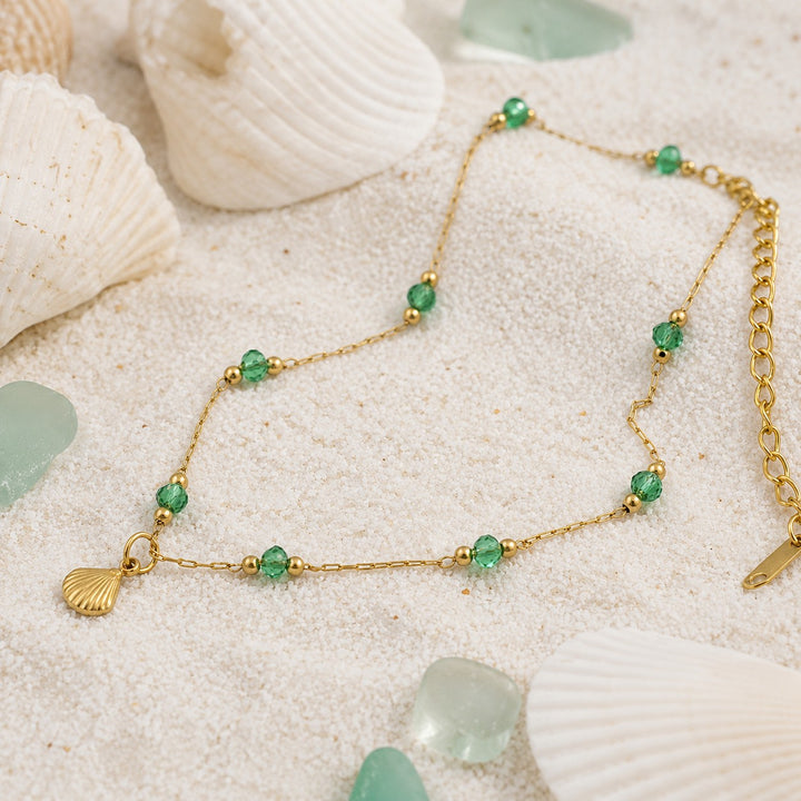 Emerald Coastal Anklet