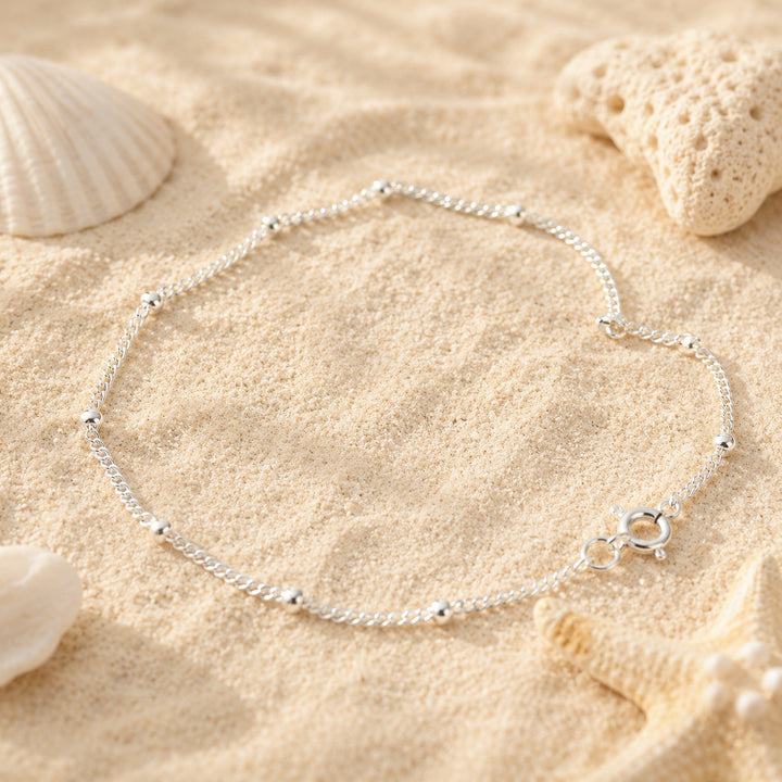 Dainty Ball and Chain Anklet