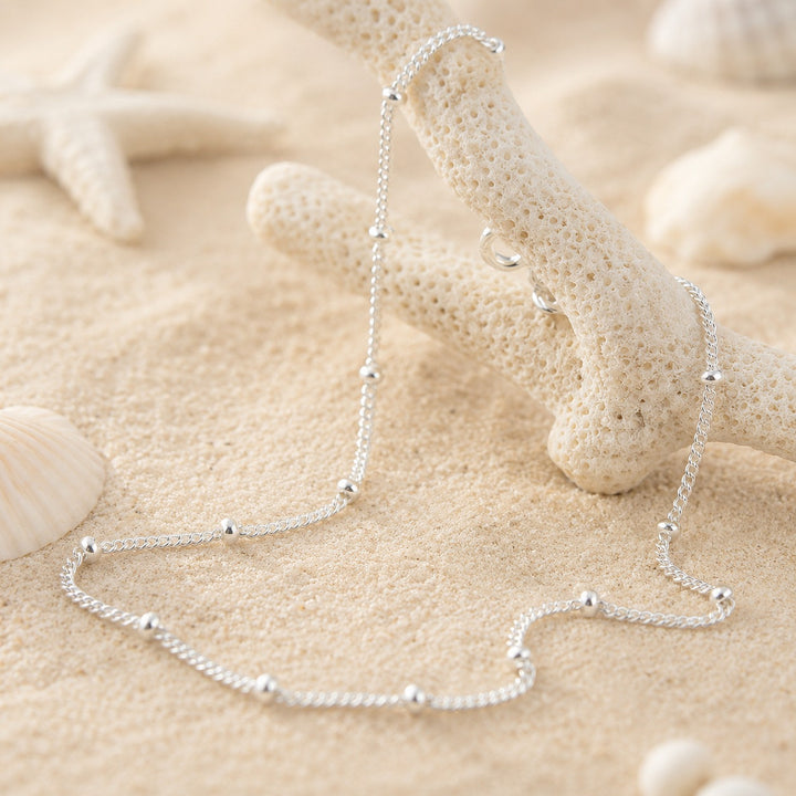 Dainty Ball and Chain Anklet