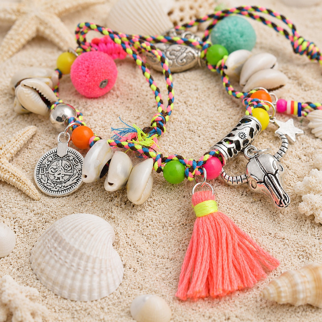 Flouro Wanderlust Anklet