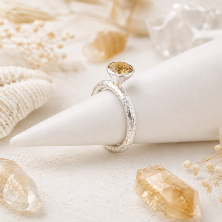 Artisan's Citrine Ring