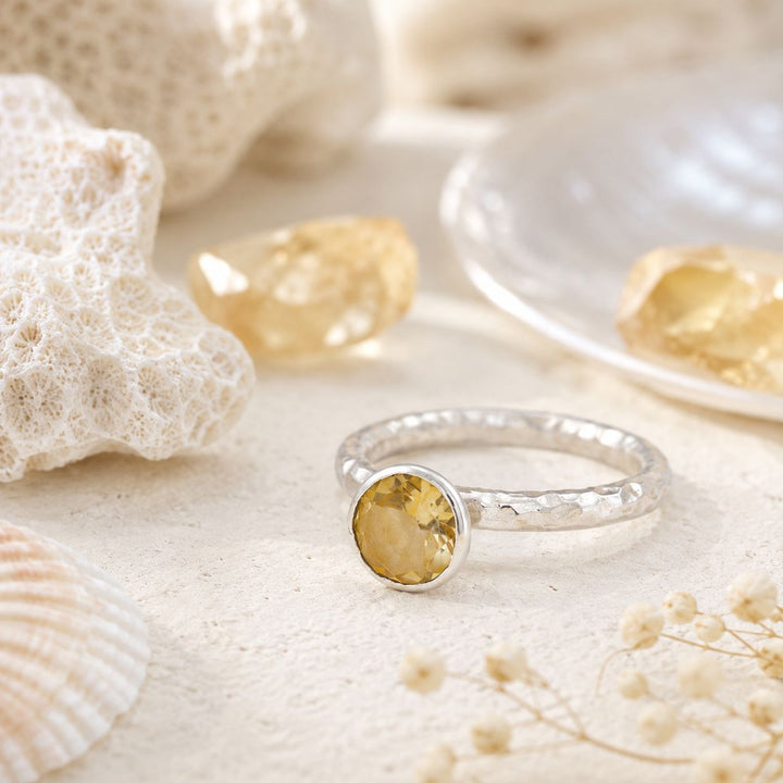 Artisan's Citrine Ring