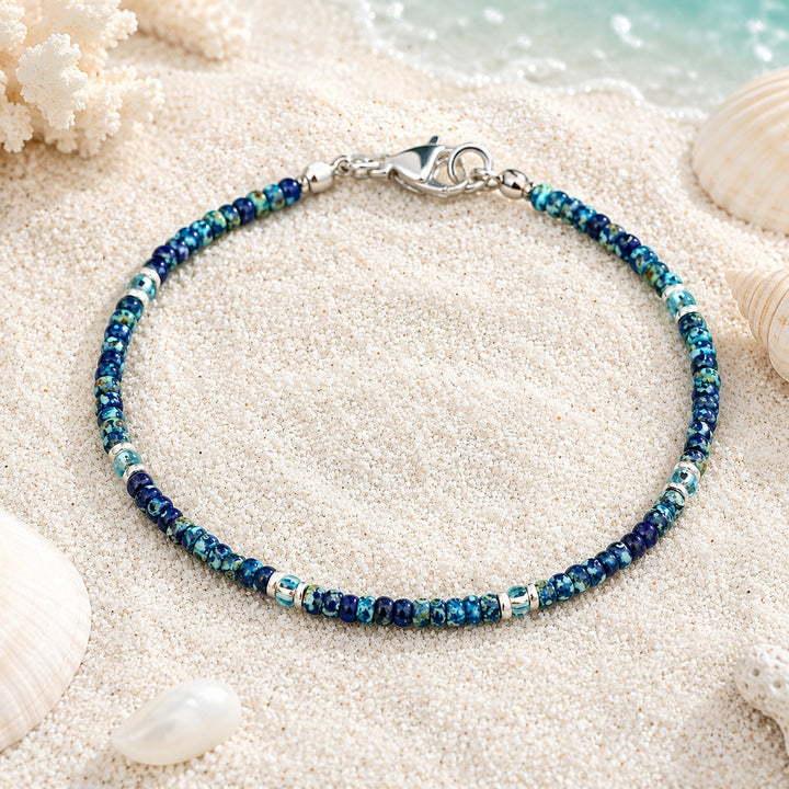 Blue Tide Anklet