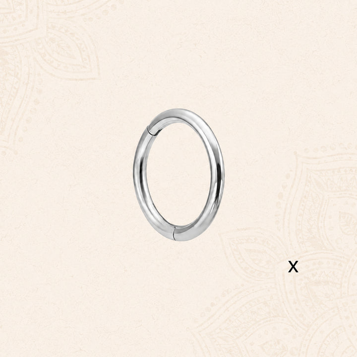 Hinged Nose Ring - Steel