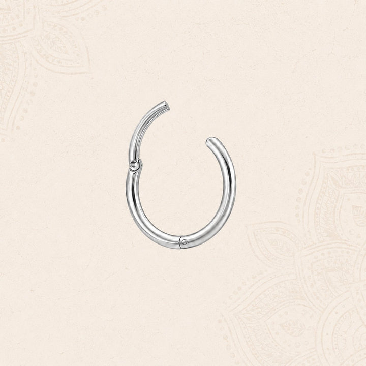 Hinged Nose Ring - Steel