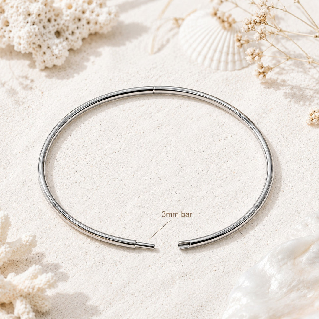 Silver Halo Anklet