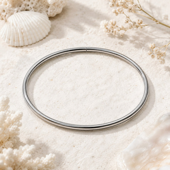 Silver Halo Anklet