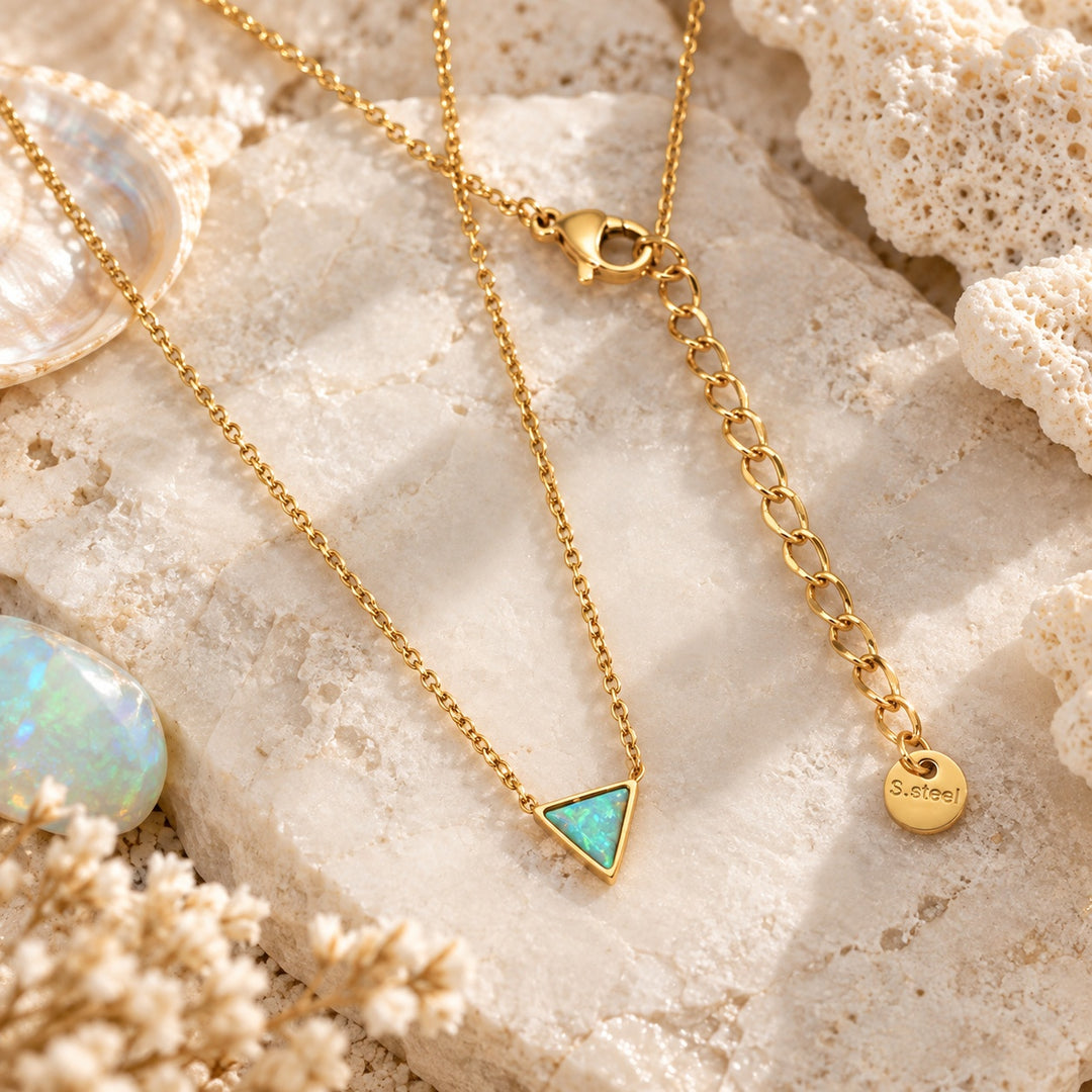 Opal Tailsman Necklace