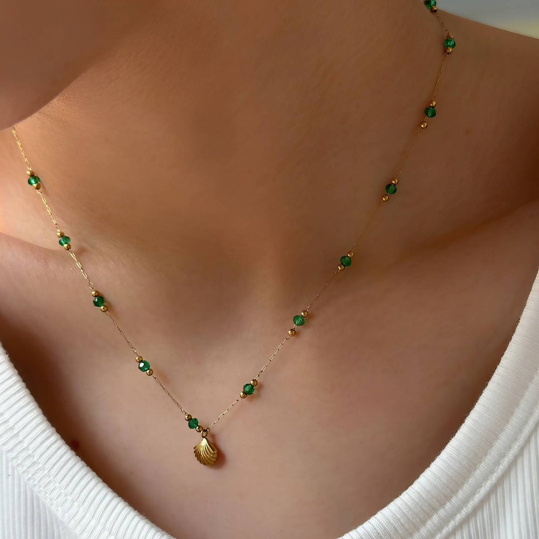 Little Emerald Coastal Necklace