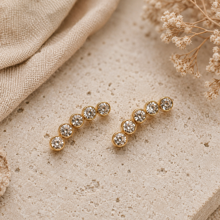Celestial Trail Studs (Gold)