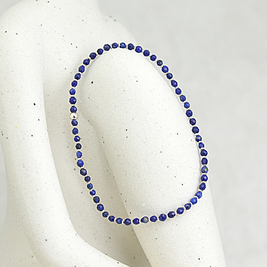 Bracelet - Lapis Gemstone Bracelet