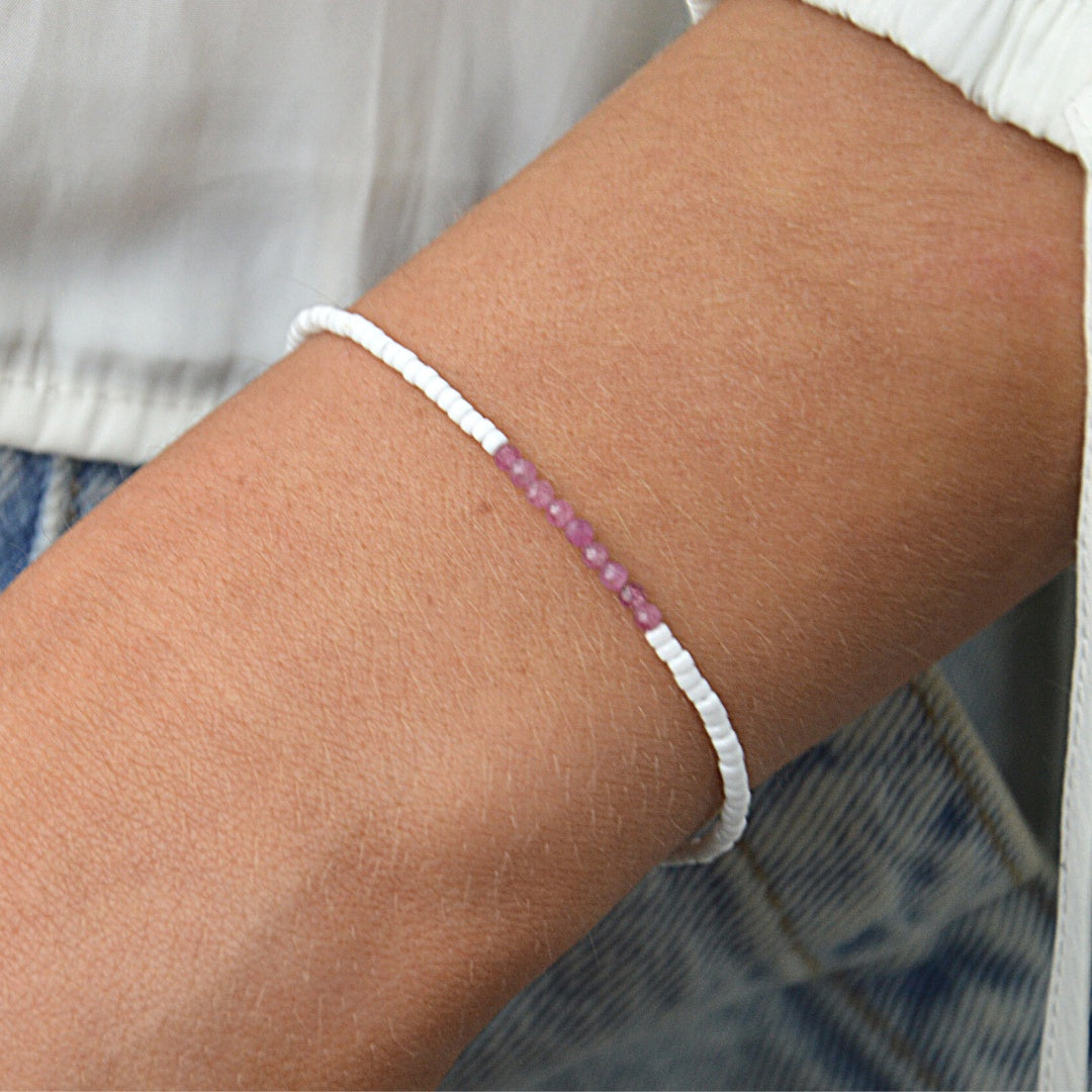 Bracelets - Dainty Pink Bracelet