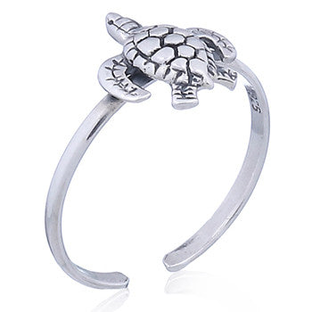 Turtle Toe Ring