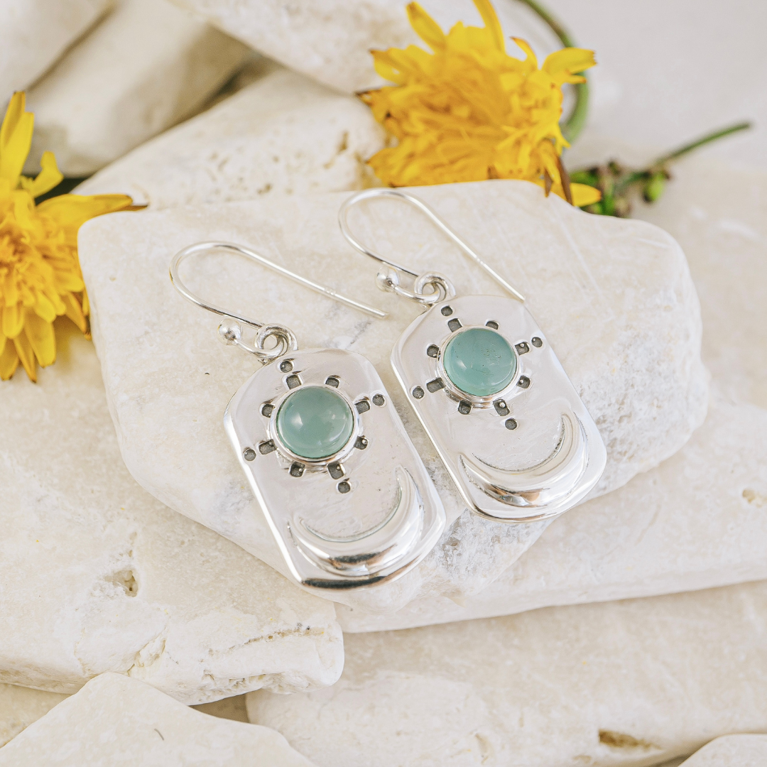 Earrings - Boho Moon Earrings 