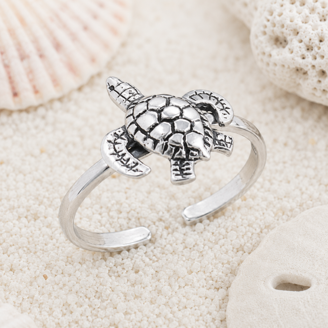 Toe ring - Turtle toe ring