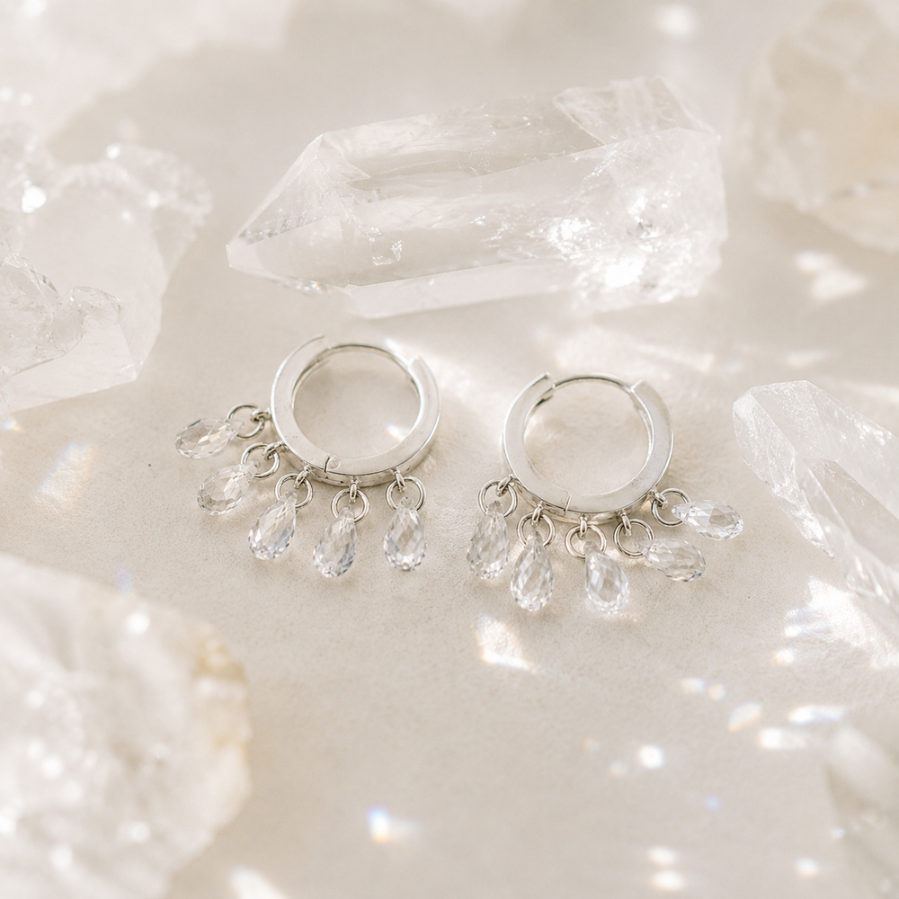 Earrings - Silver Huggies