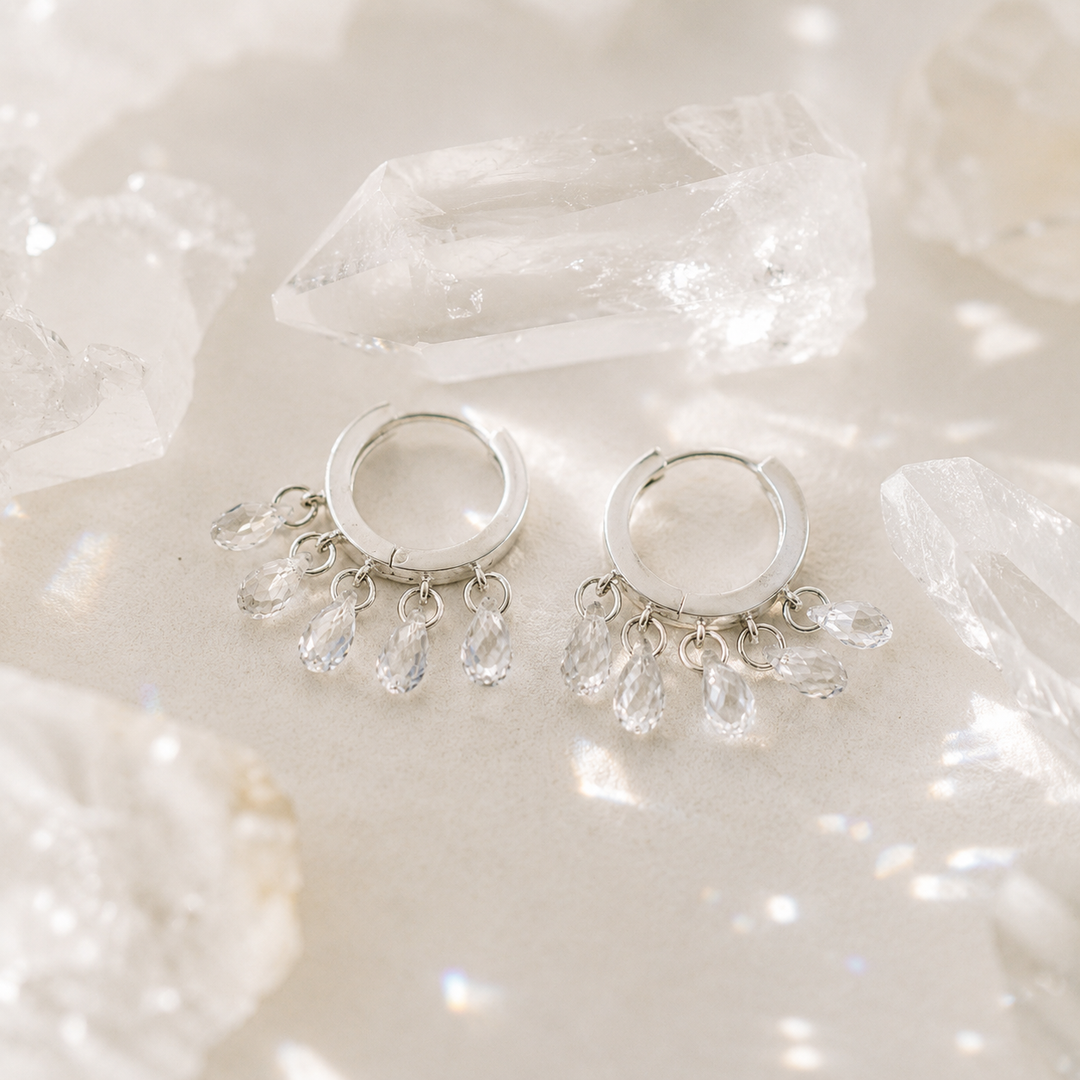 Earrings - Silver Huggies