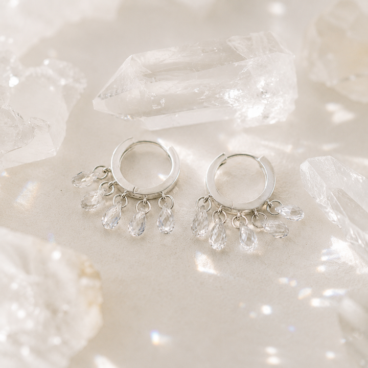 Earrings - Silver Huggies