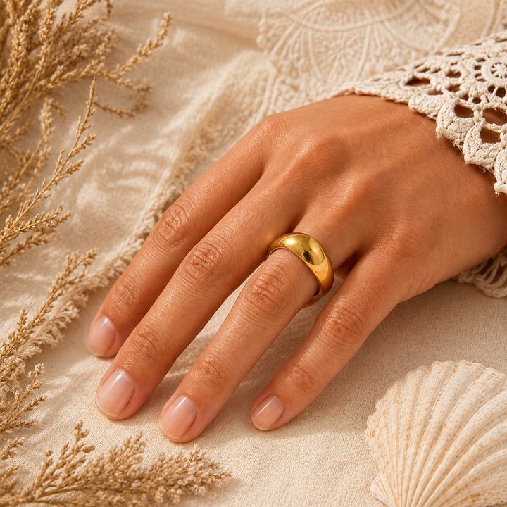 Golden Nova Ring