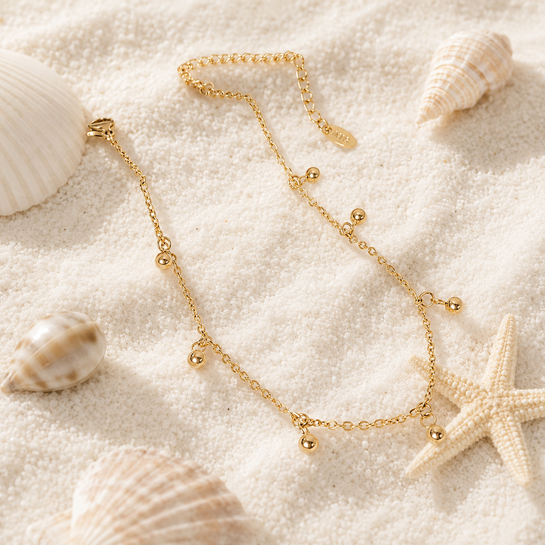 Anklets - Waterproof Gold Anklet