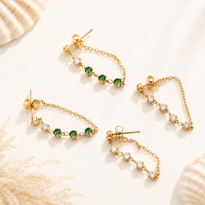 Golden Chain Studs