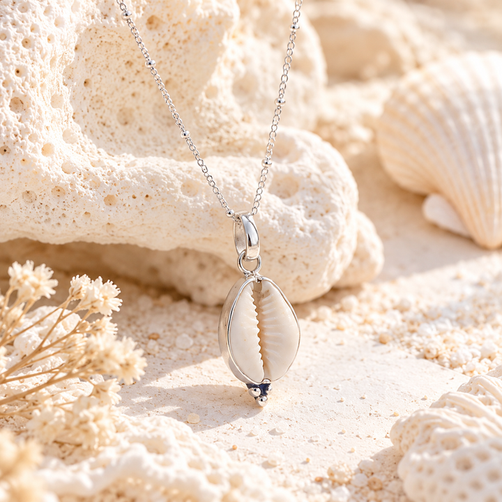 Kira Cowrie necklace