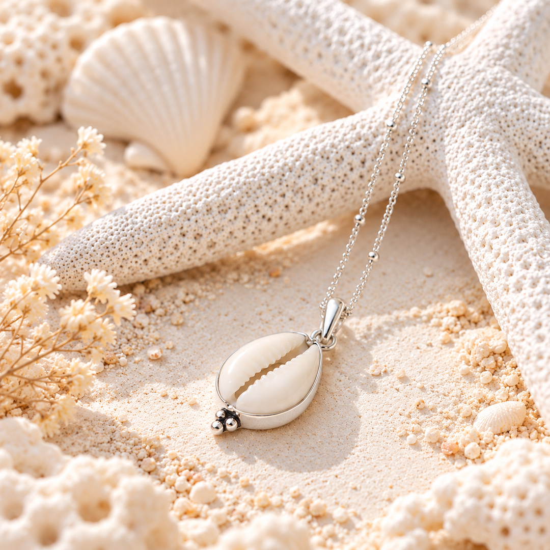 Kira Cowrie necklace