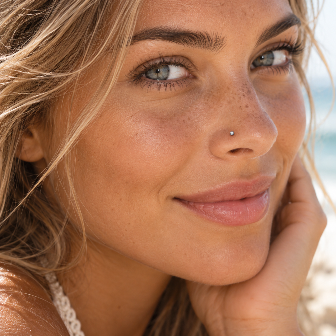 Tiny Crystal Wanderer Nose Studs