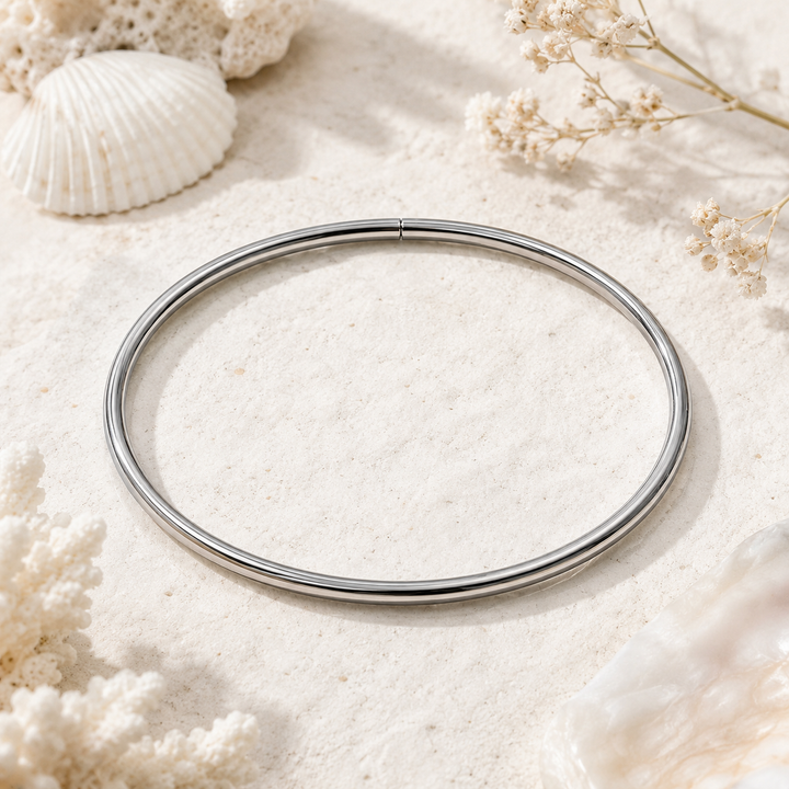Silver Halo Anklet