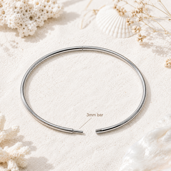 Silver Halo Anklet