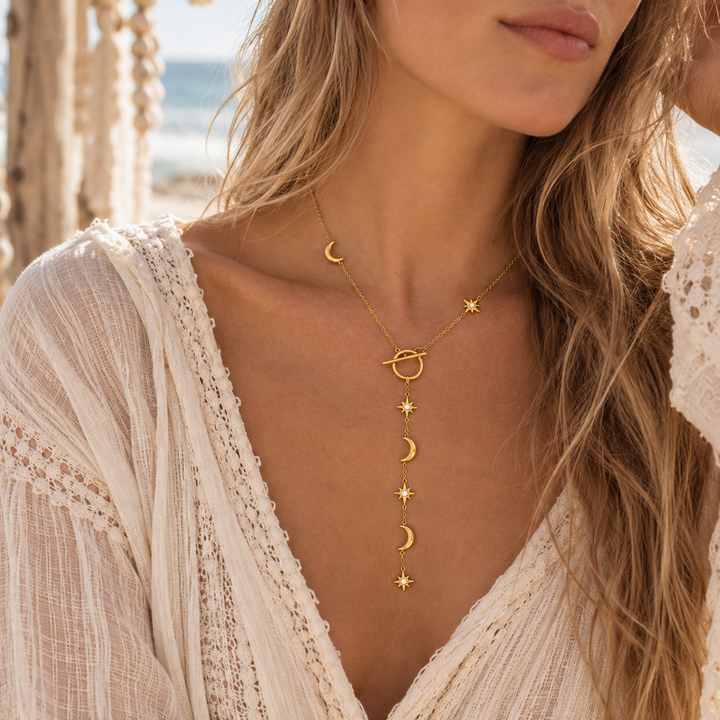 Celestial Lariat Necklace