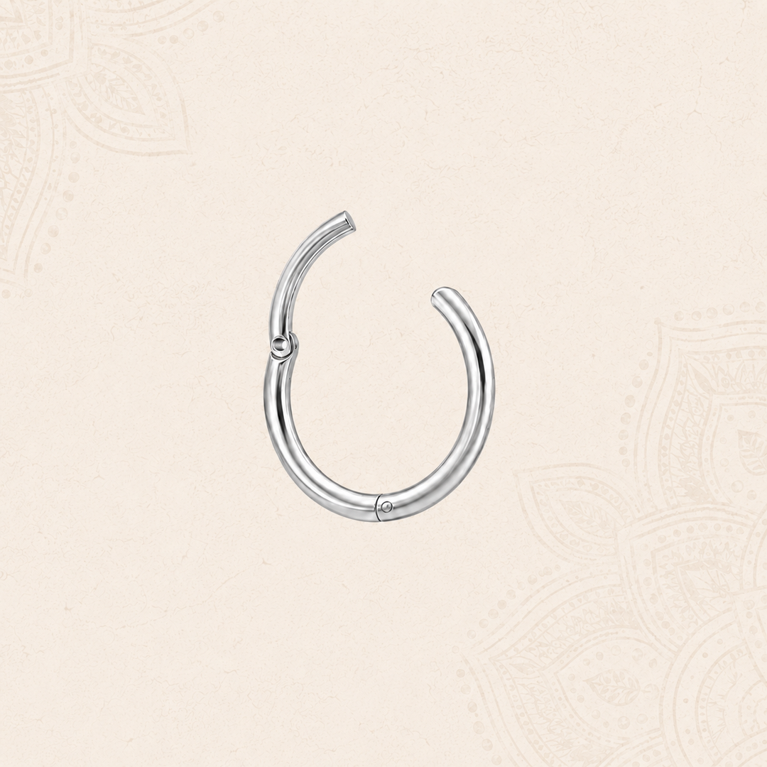 Hinged Nose Ring - Steel