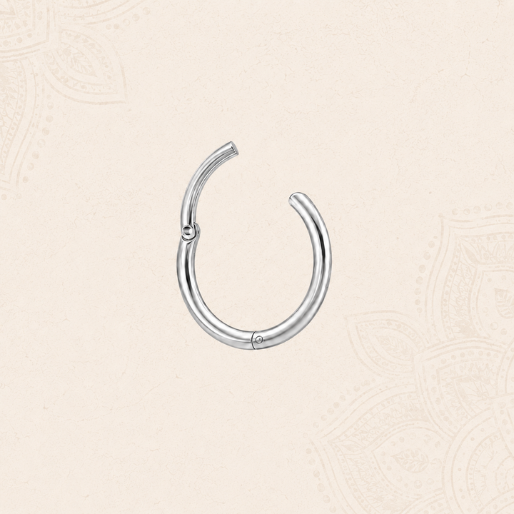 Hinged Nose Ring - Steel