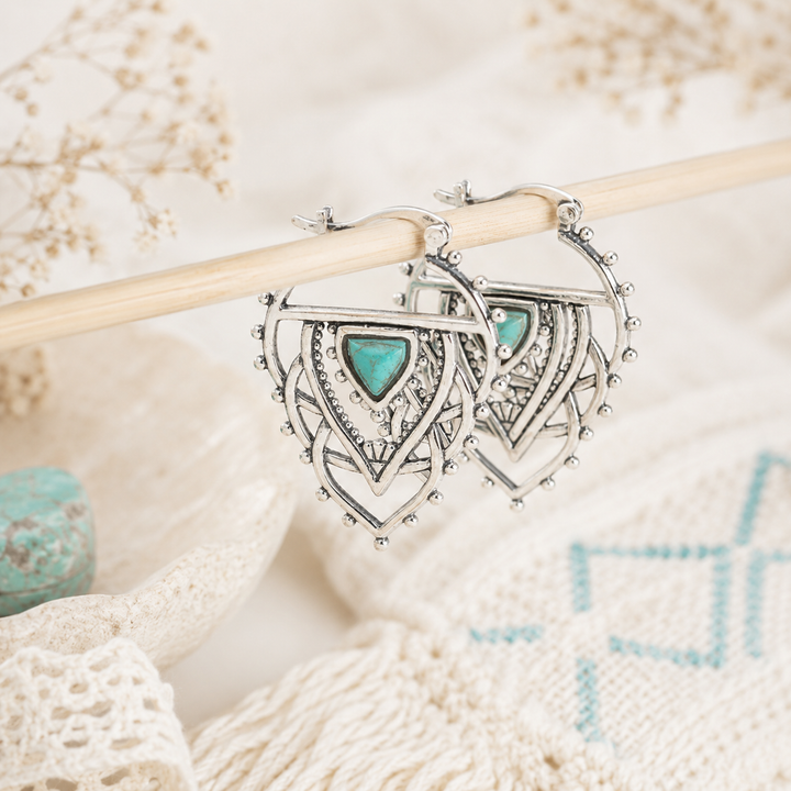 Earrings - Silver Turquoise earrings