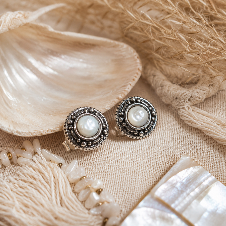 Boho Shell Studs