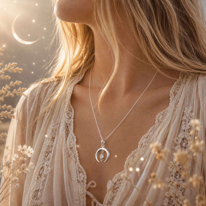 Celestial Moonstone Necklace